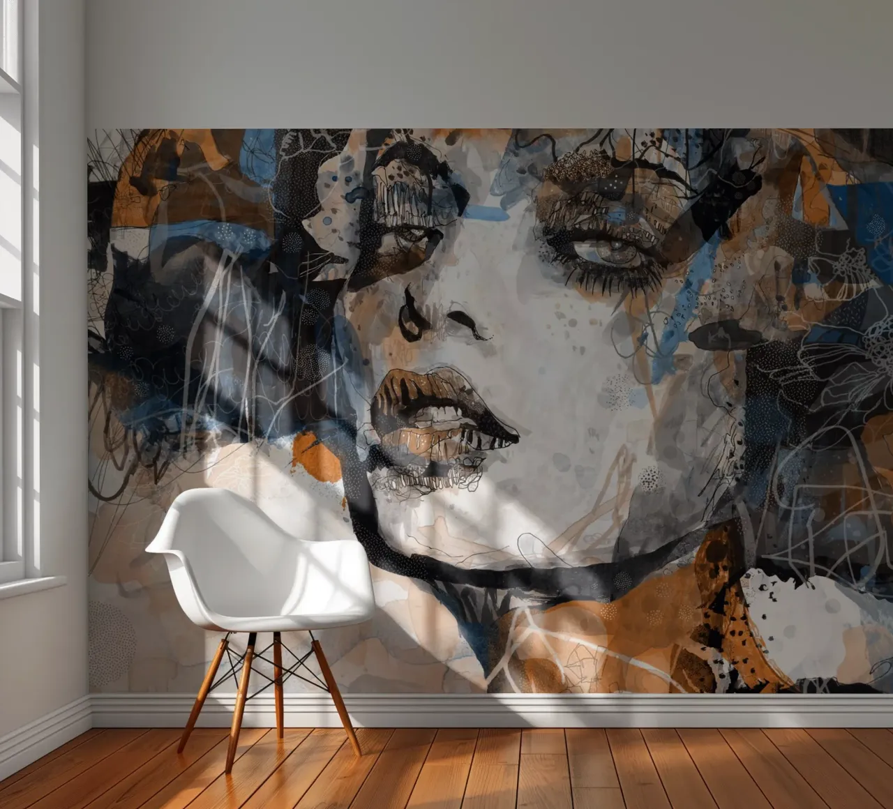 carnation fotobehang van Giulio Iurissevich