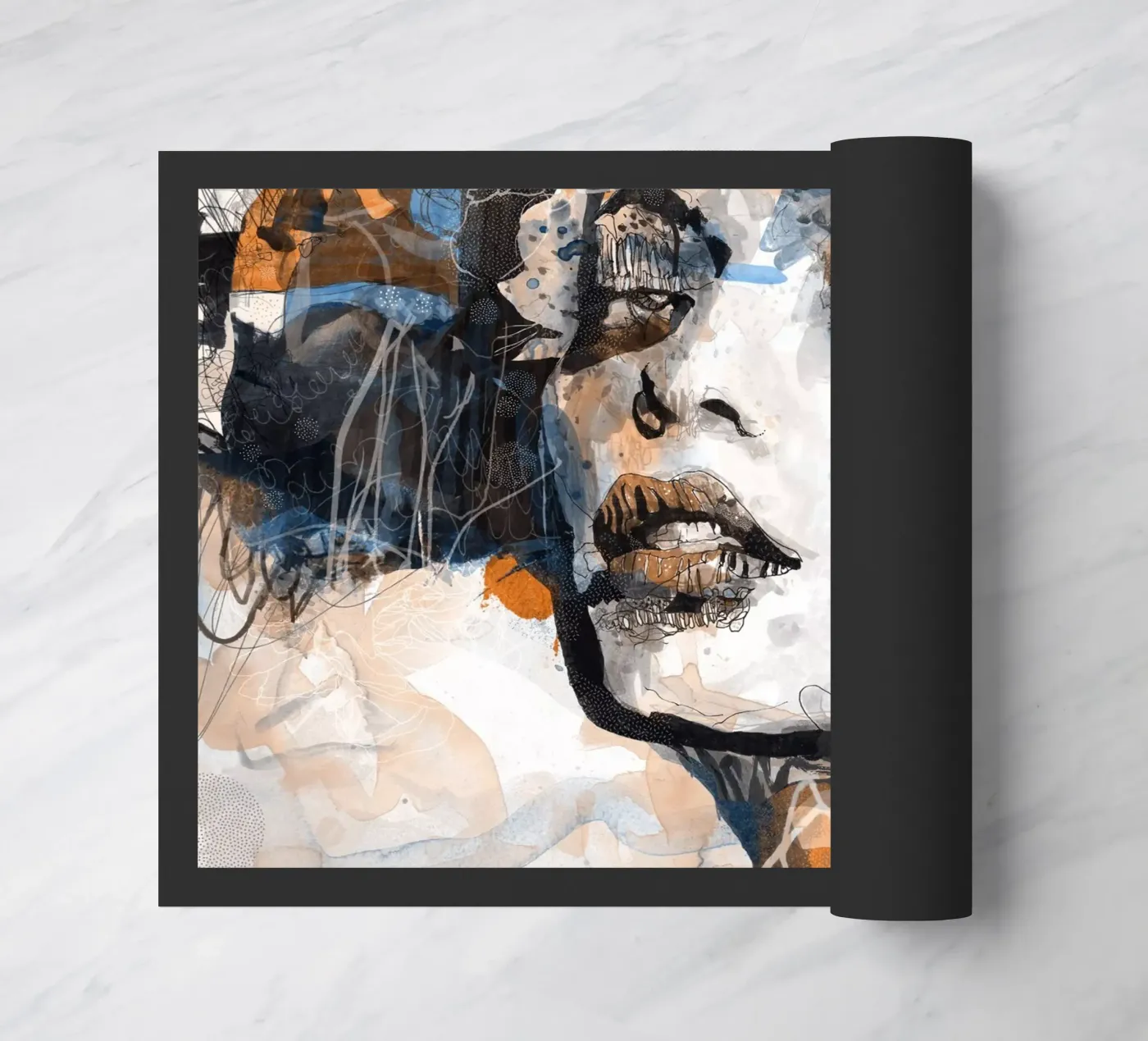 carnation deurmat van Giulio Iurissevich