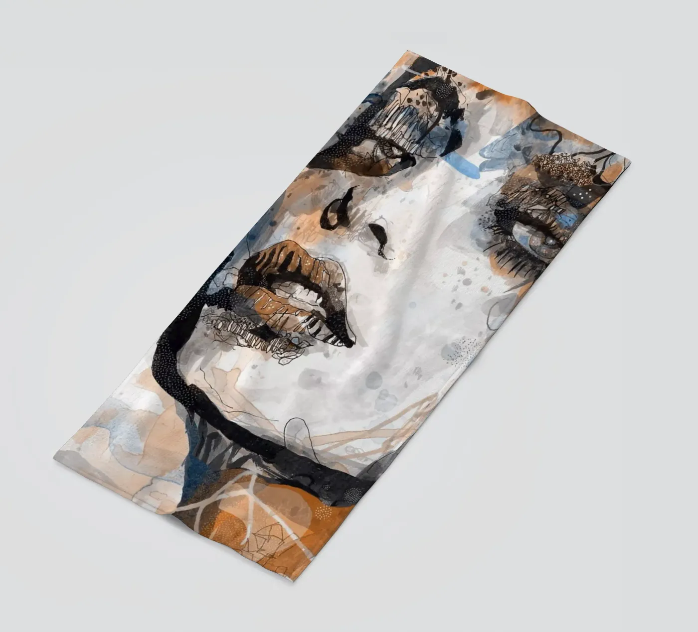 carnation beach towel by Giulio Iurissevich