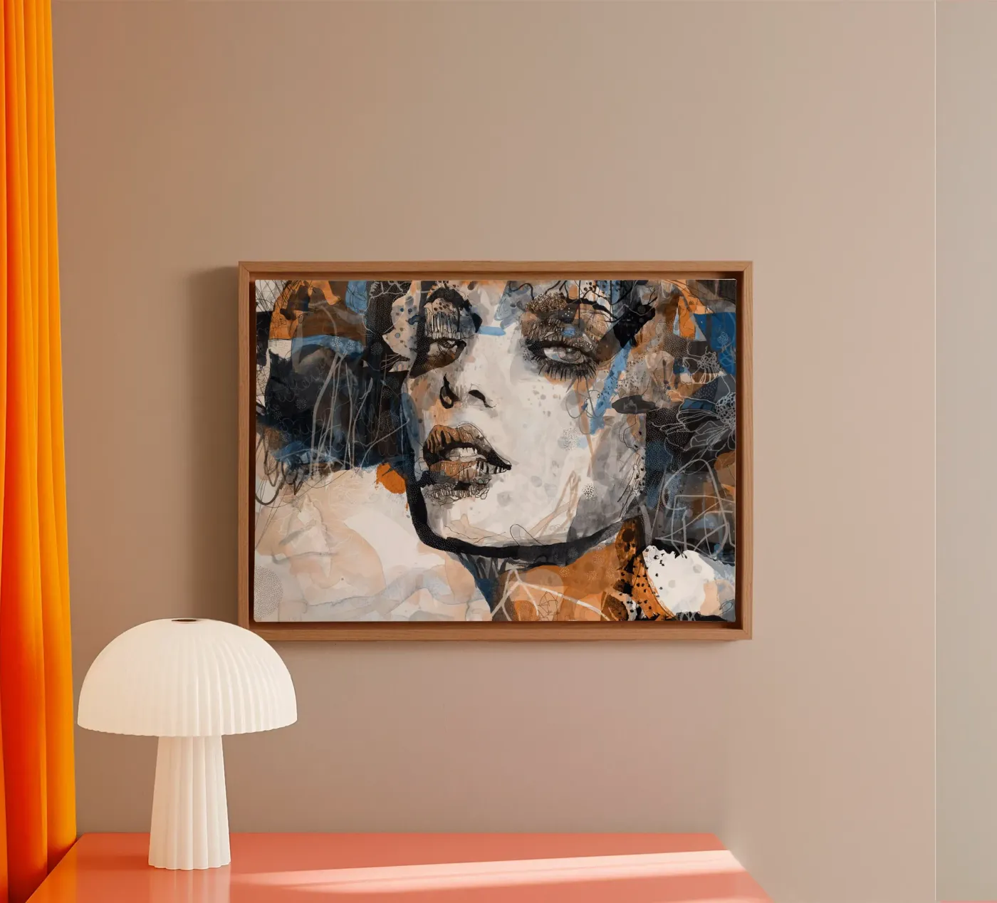 carnation canvas by Giulio Iurissevich