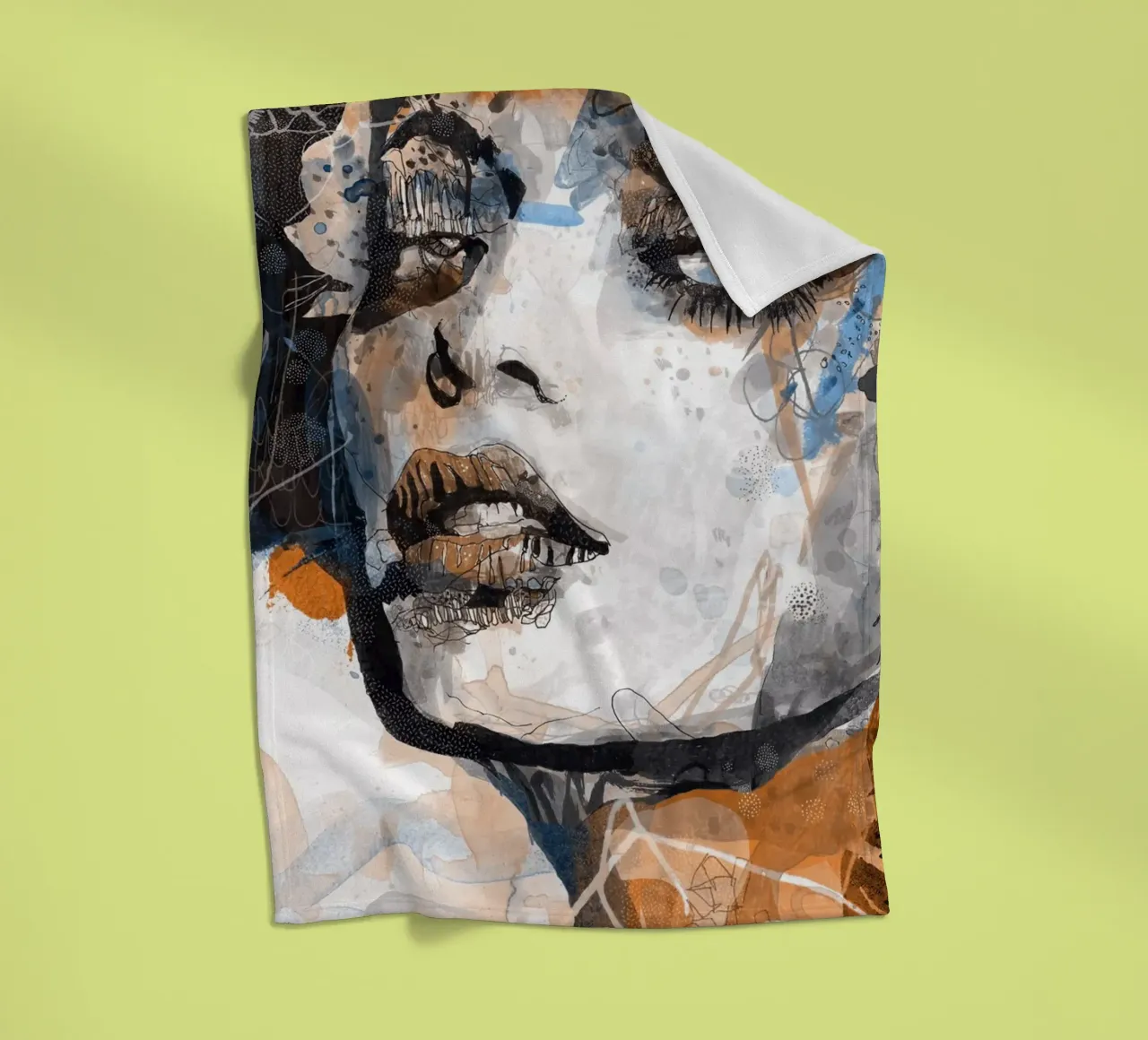 carnation Fleecedecke von Giulio Iurissevich