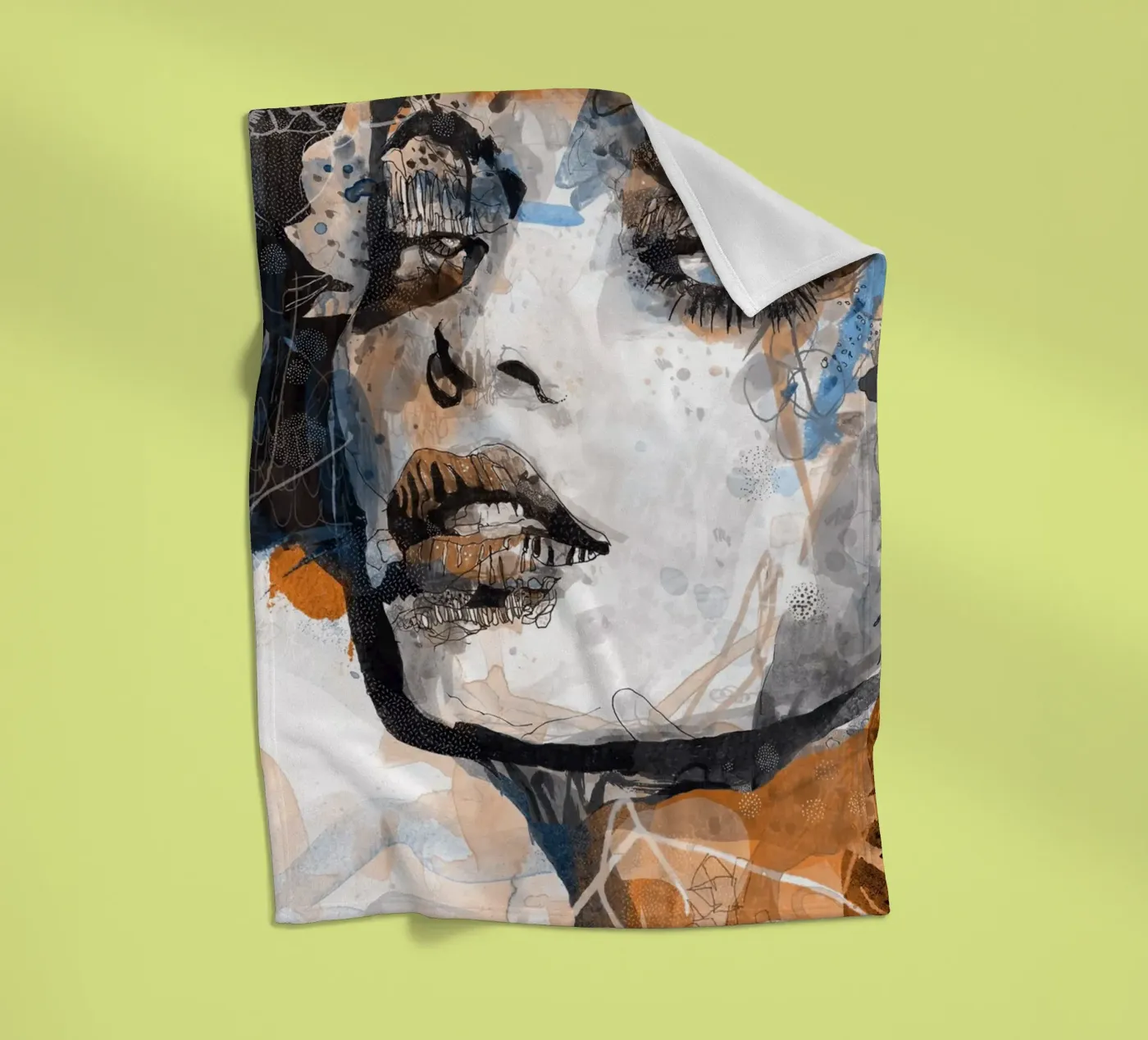 carnation fleece blanket by Giulio Iurissevich