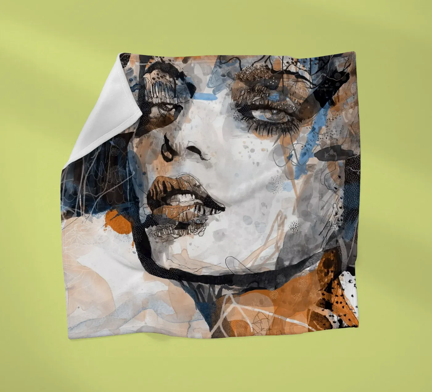 carnation fleece blanket by Giulio Iurissevich