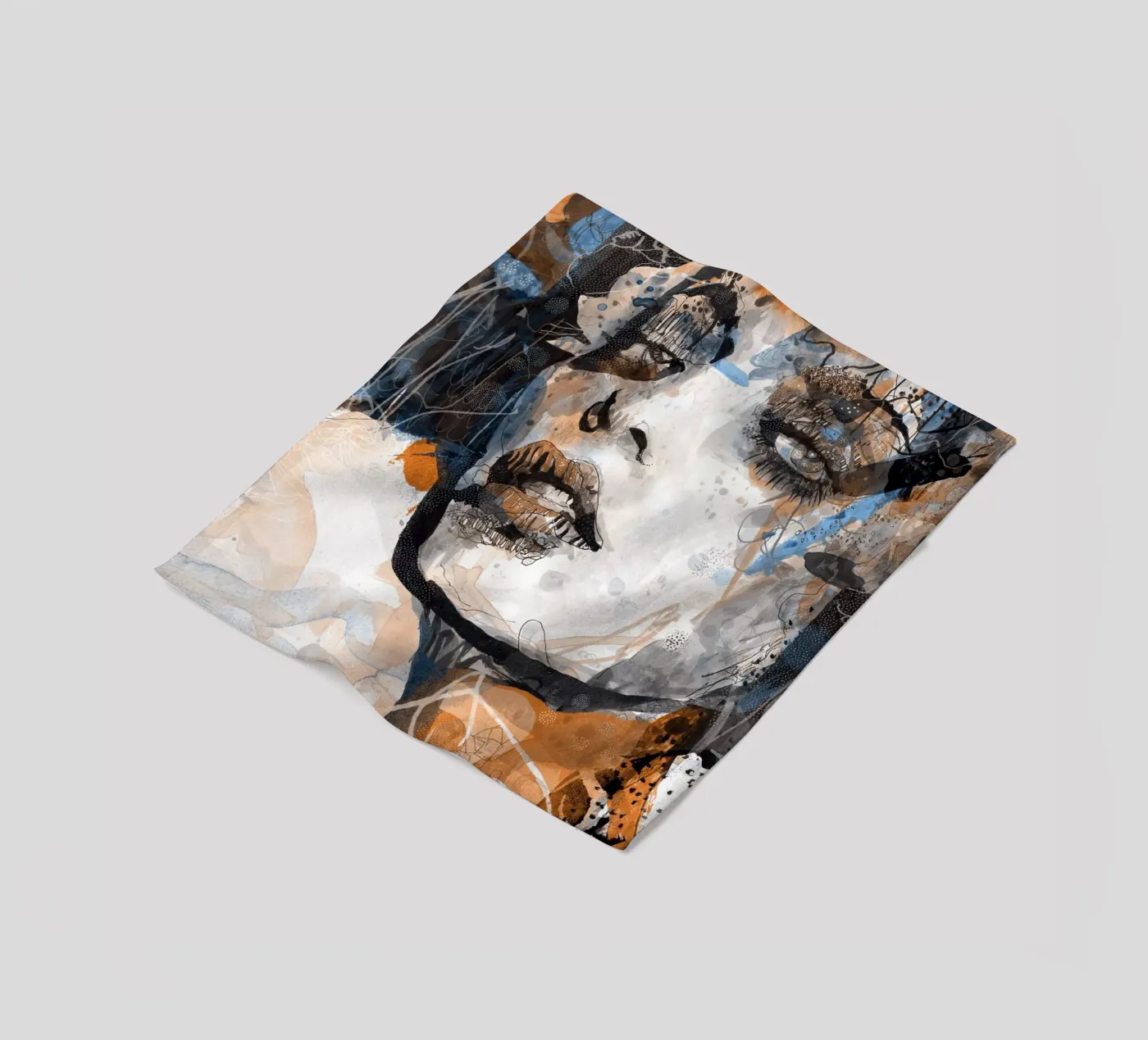 carnation fleece blanket by Giulio Iurissevich