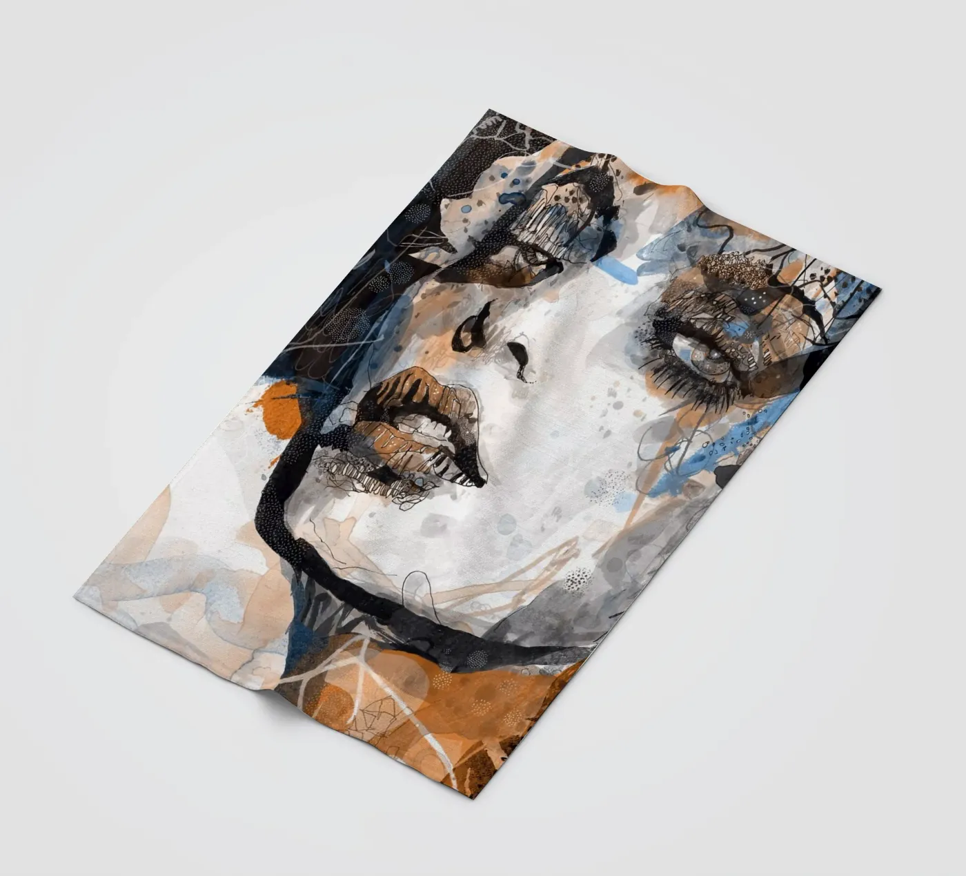 carnation fleece blanket by Giulio Iurissevich