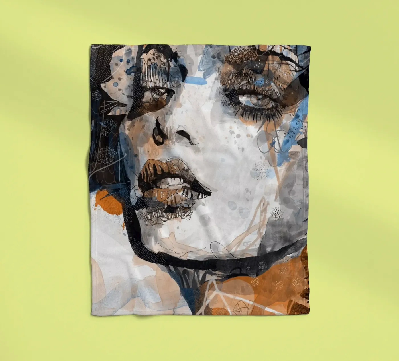 carnation fleece blanket by Giulio Iurissevich