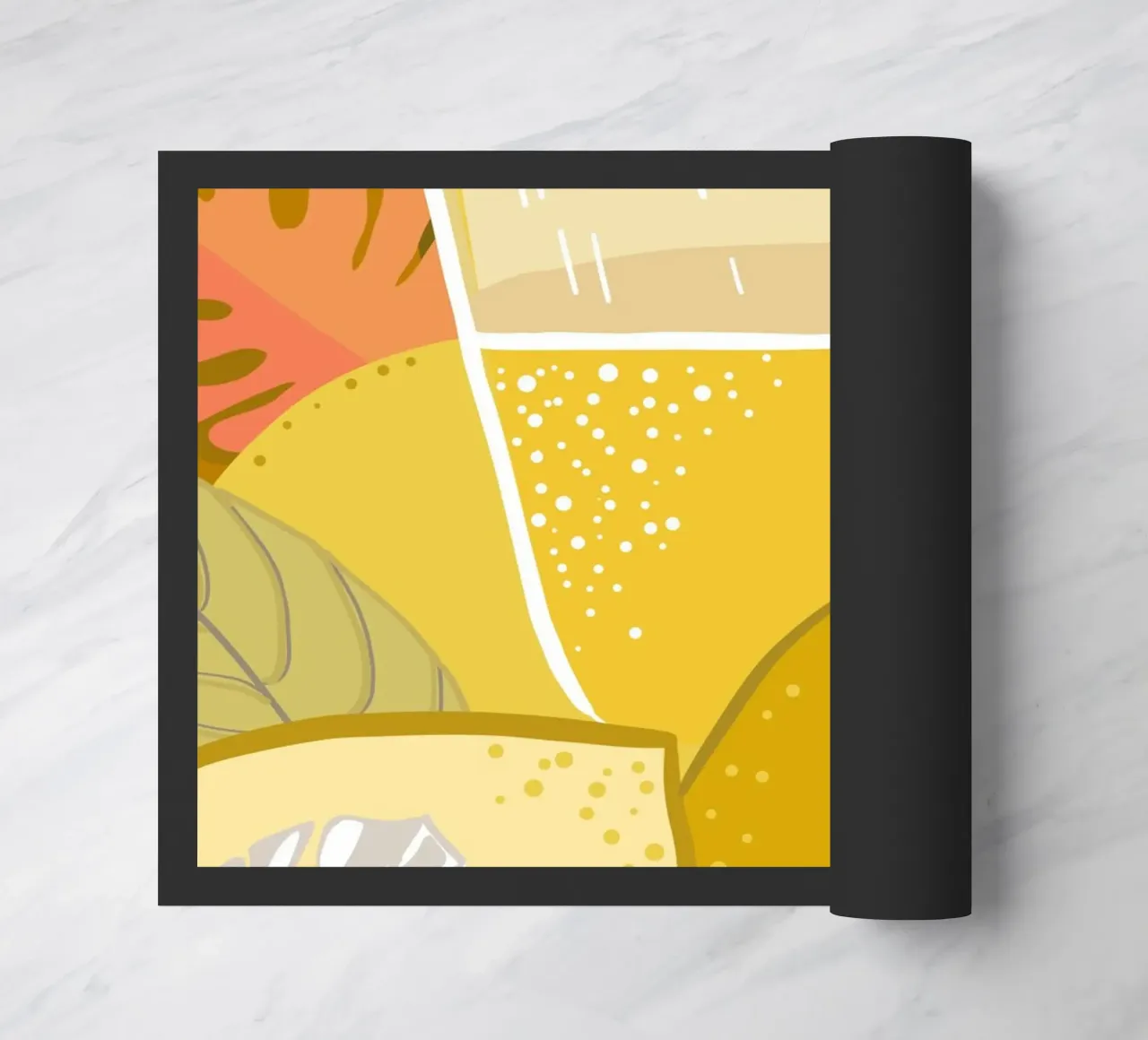 Limonade deurmat van gulsengunel