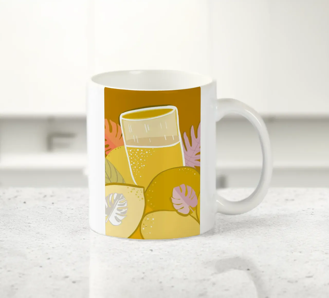 Lemonade ceramic mug by gulsengunel
