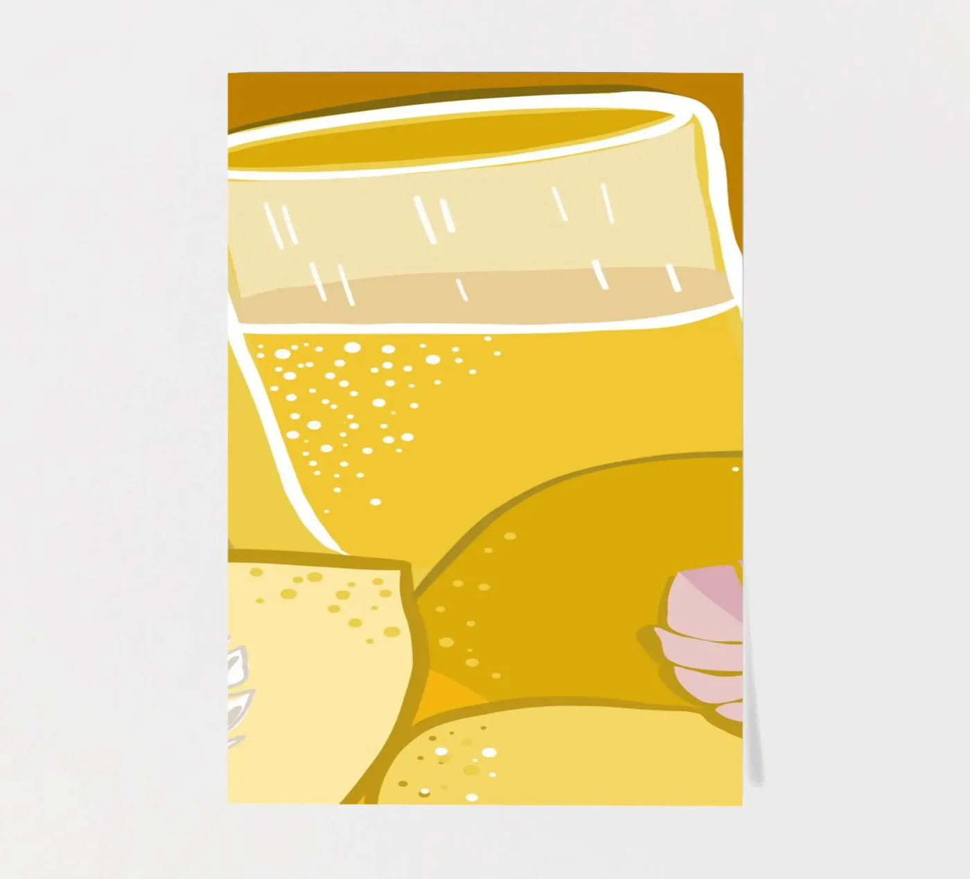 Limonade stickervel van gulsengunel