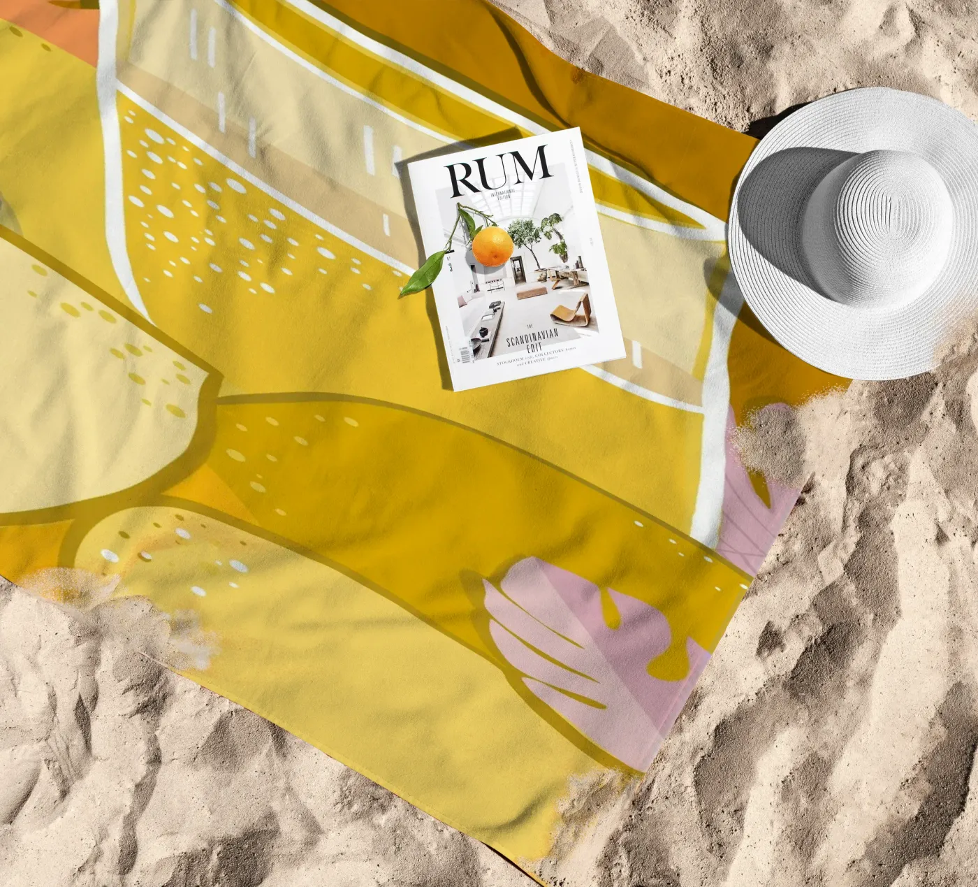 Limonade Strandtuch von gulsengunel