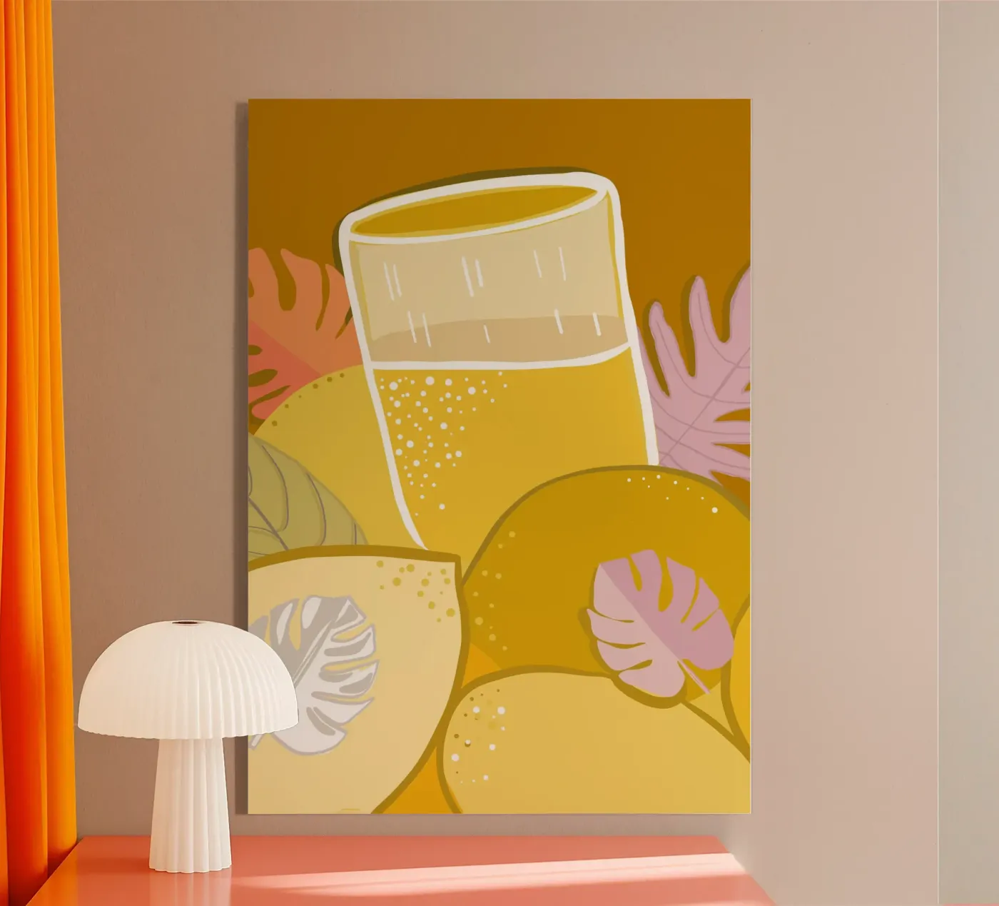 Lemonade acrylic glass by gulsengunel