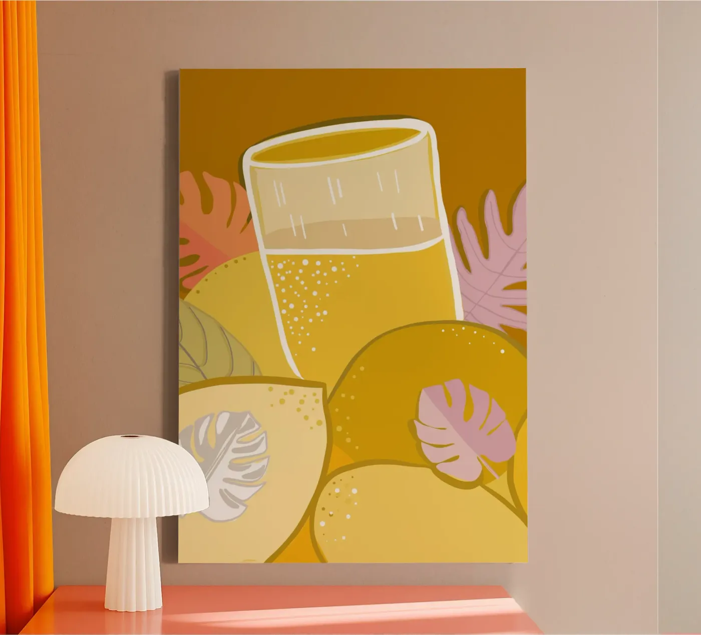 Lemonade canvas van gulsengunel