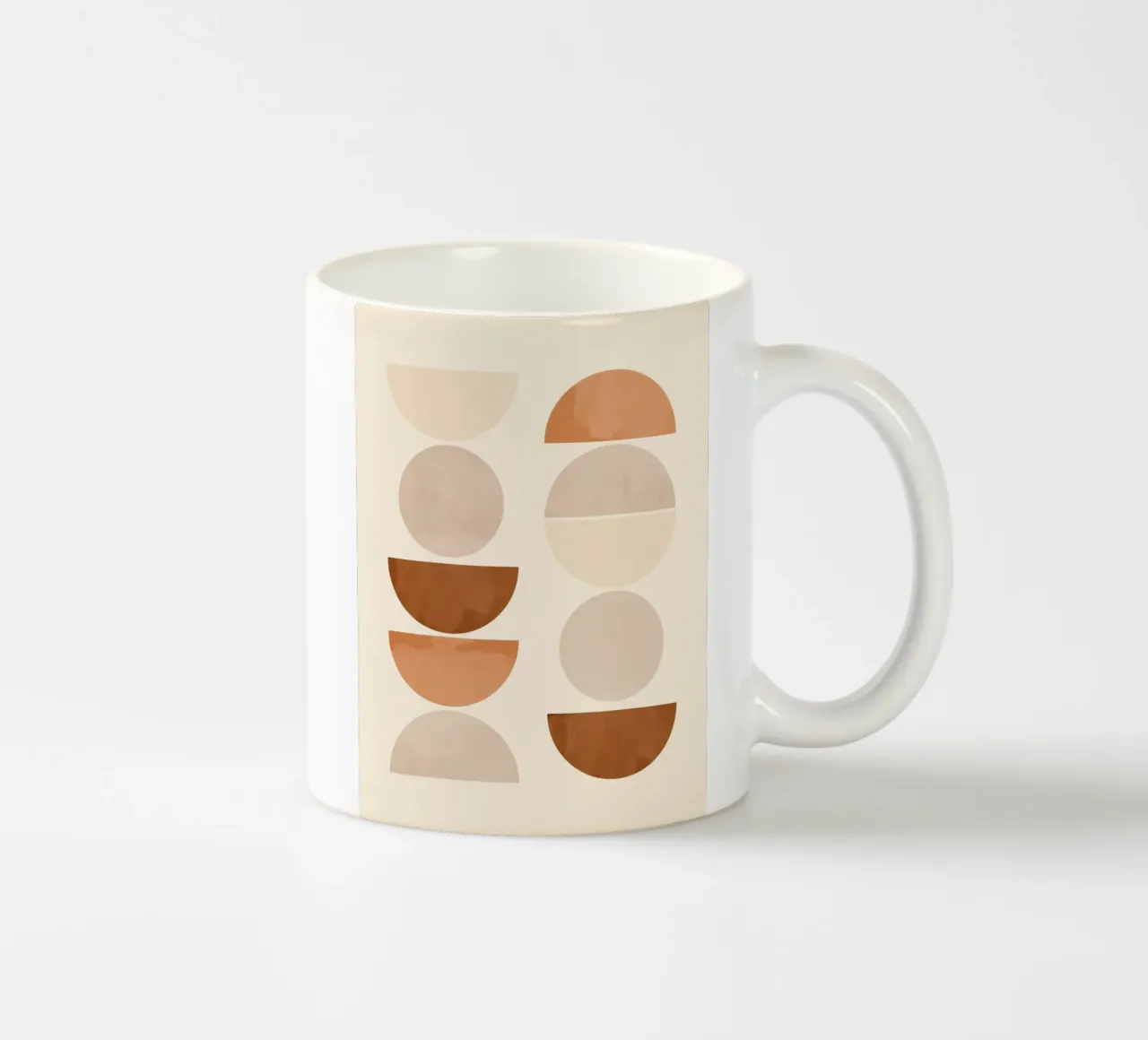 Forme in tonalità terra tazza in ceramica da LeaDArt