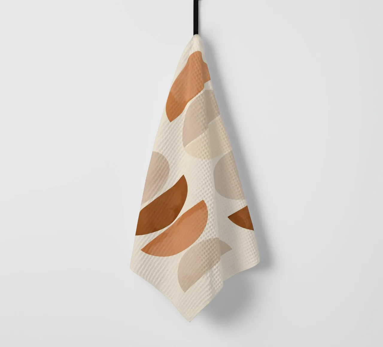 Forme in tonalità terra canovaccio da cucina da LeaDArt