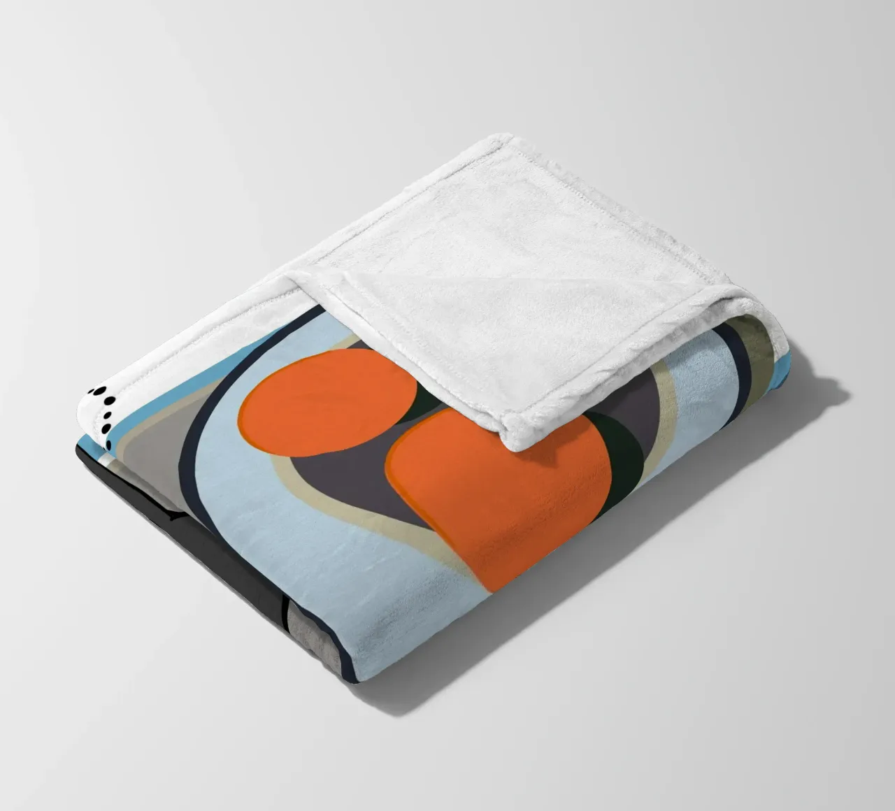 Orangen, Zitrone und Tomate Fleecedecke von gulsengunel