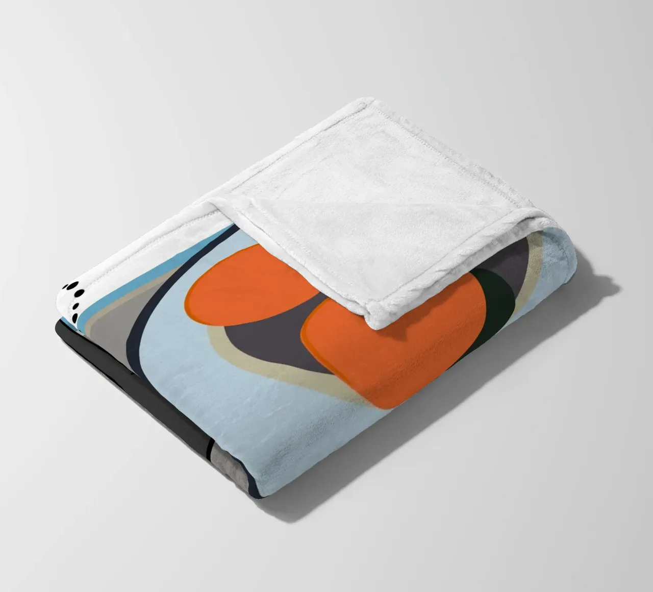 Orangen, Zitrone und Tomate Fleecedecke von gulsengunel