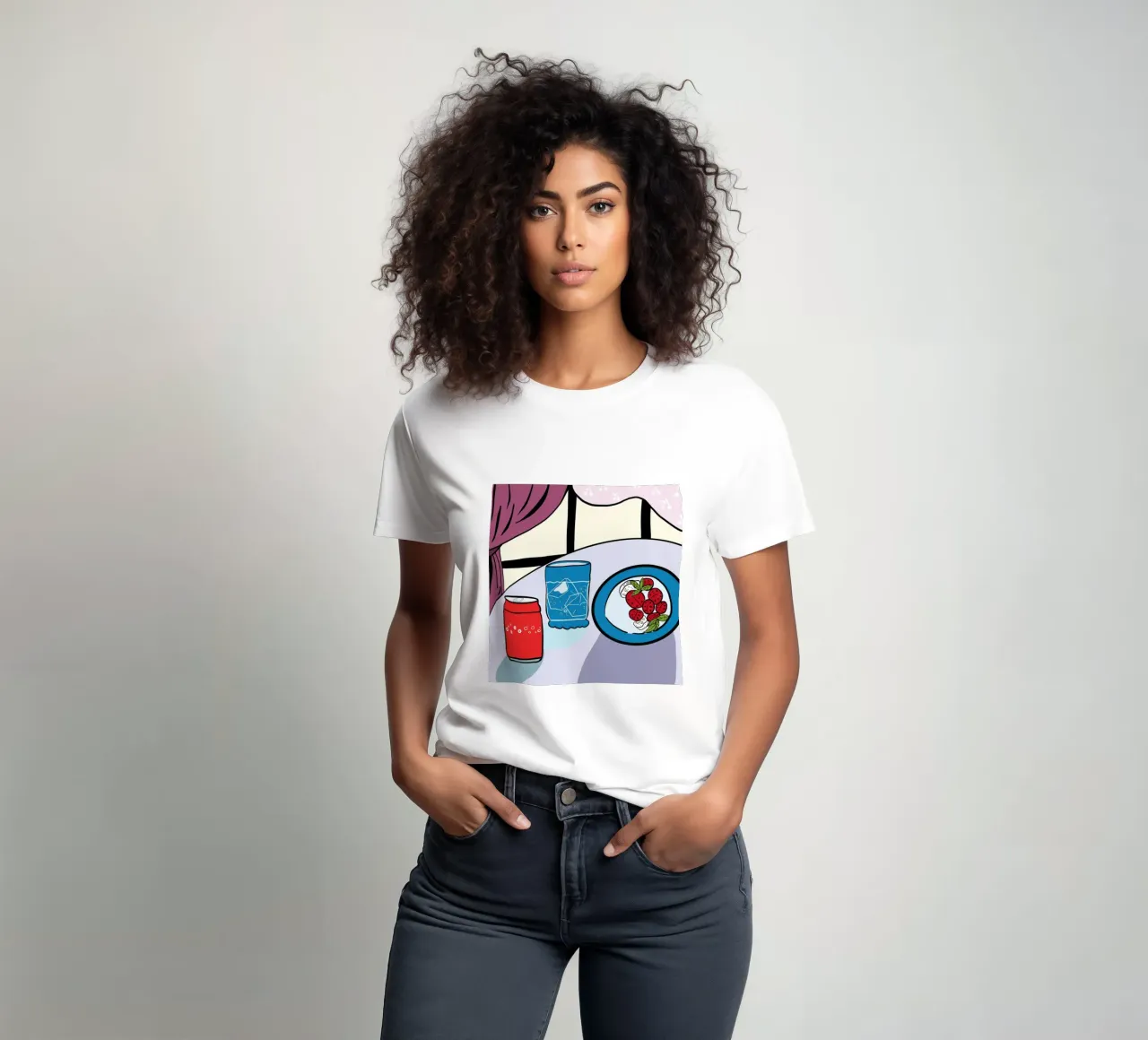 Pomodori e formaggio t-shirt da gulsengunel