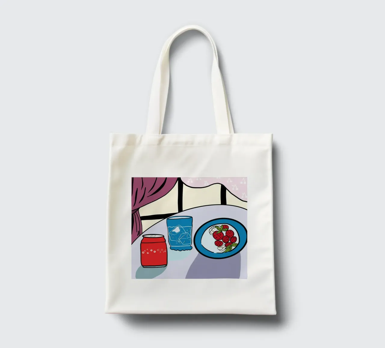 Pomodori e formaggio borsa in juta da gulsengunel