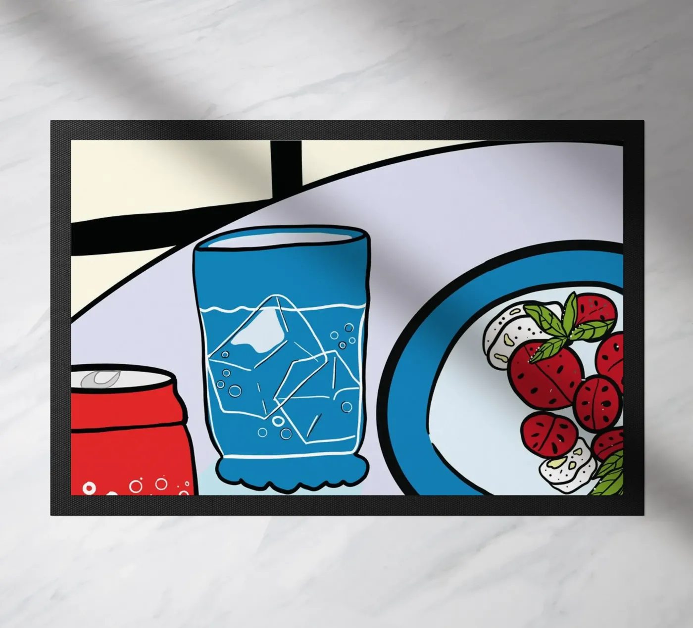 Pomodori e formaggio zerbino da gulsengunel