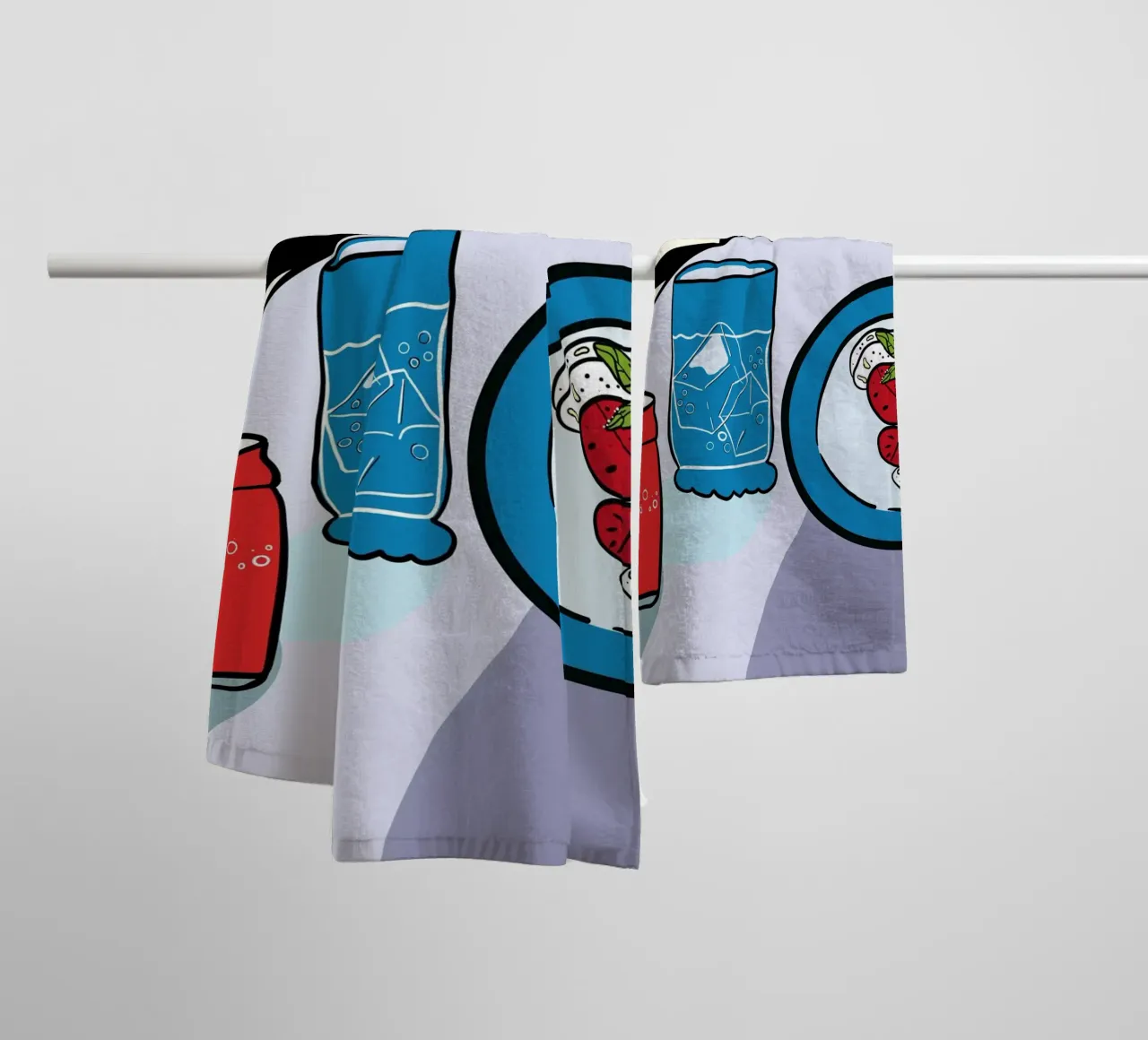 Pomodori e formaggio asciugamano da bagno da gulsengunel