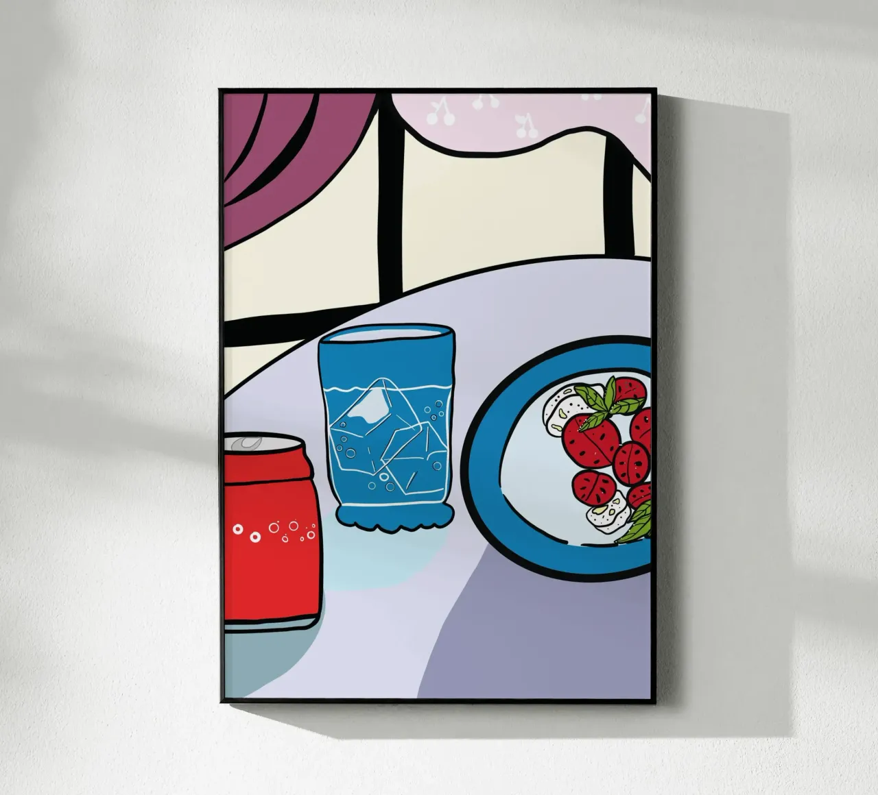 Pomodori e formaggio plexiglass da gulsengunel