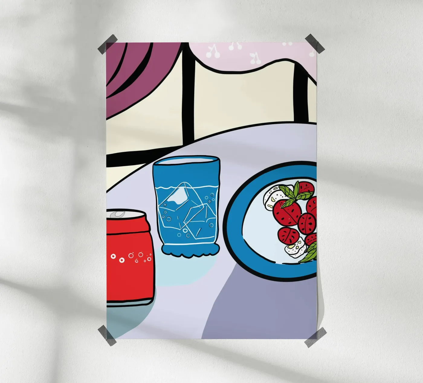 Pomodori e formaggio poster da gulsengunel