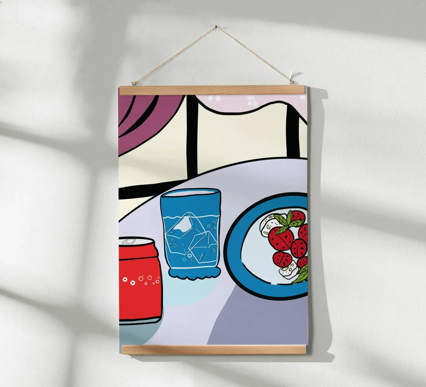 Pomodori e formaggio poster da gulsengunel