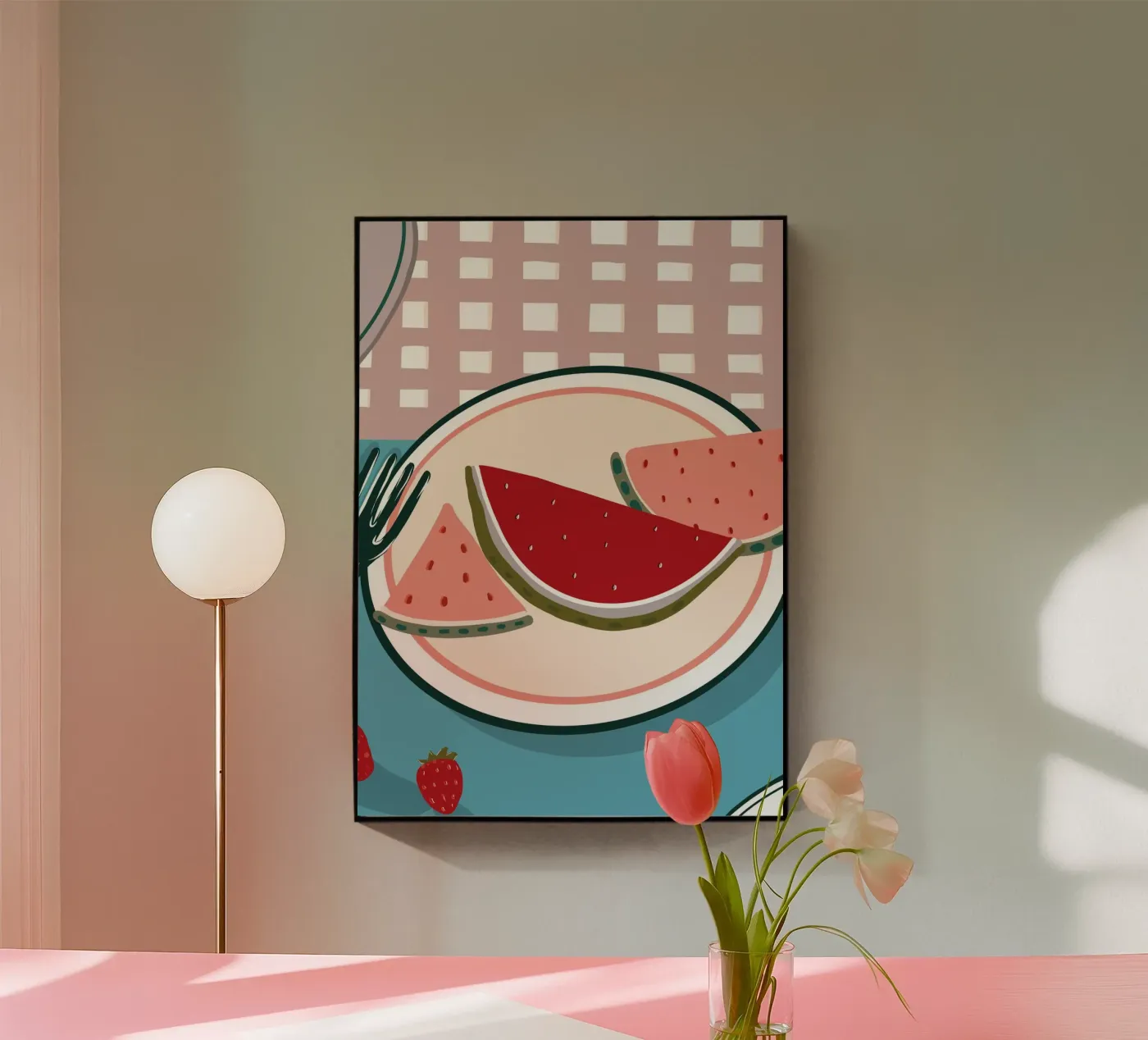 Wassermelone Acryl-Glas von gulsengunel