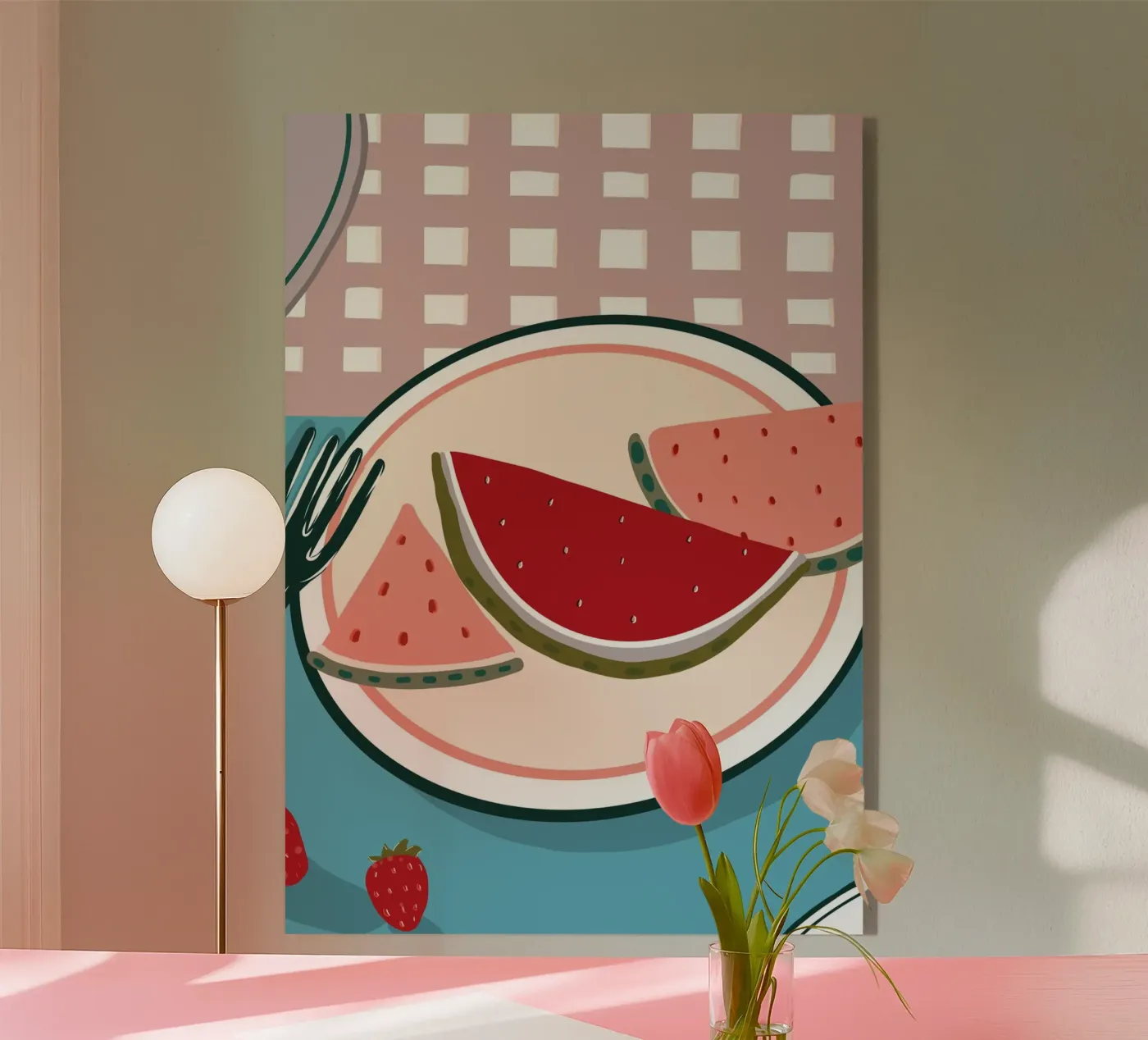 Wassermelone Acryl-Glas von gulsengunel