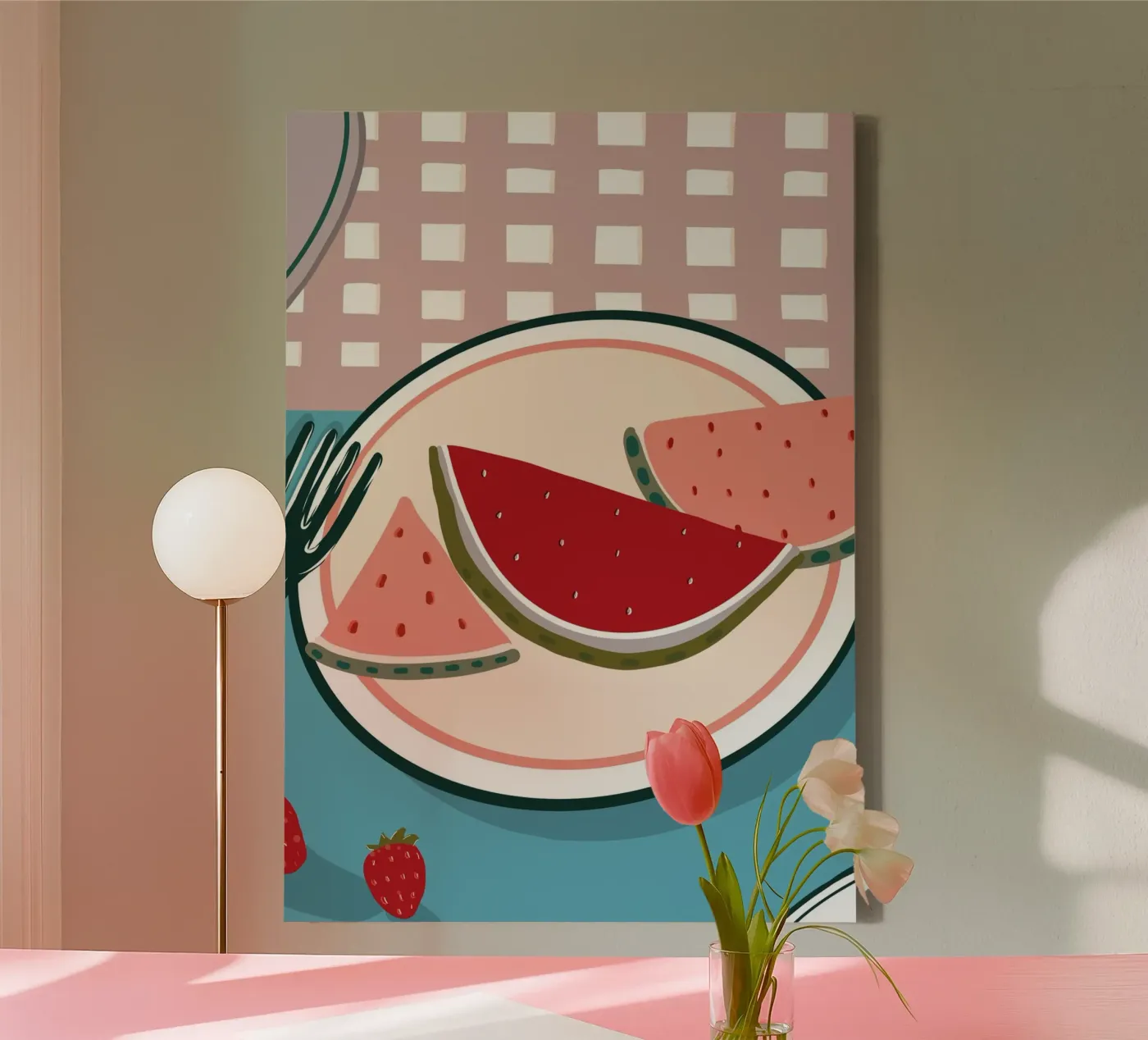 Pastèque toile de gulsengunel