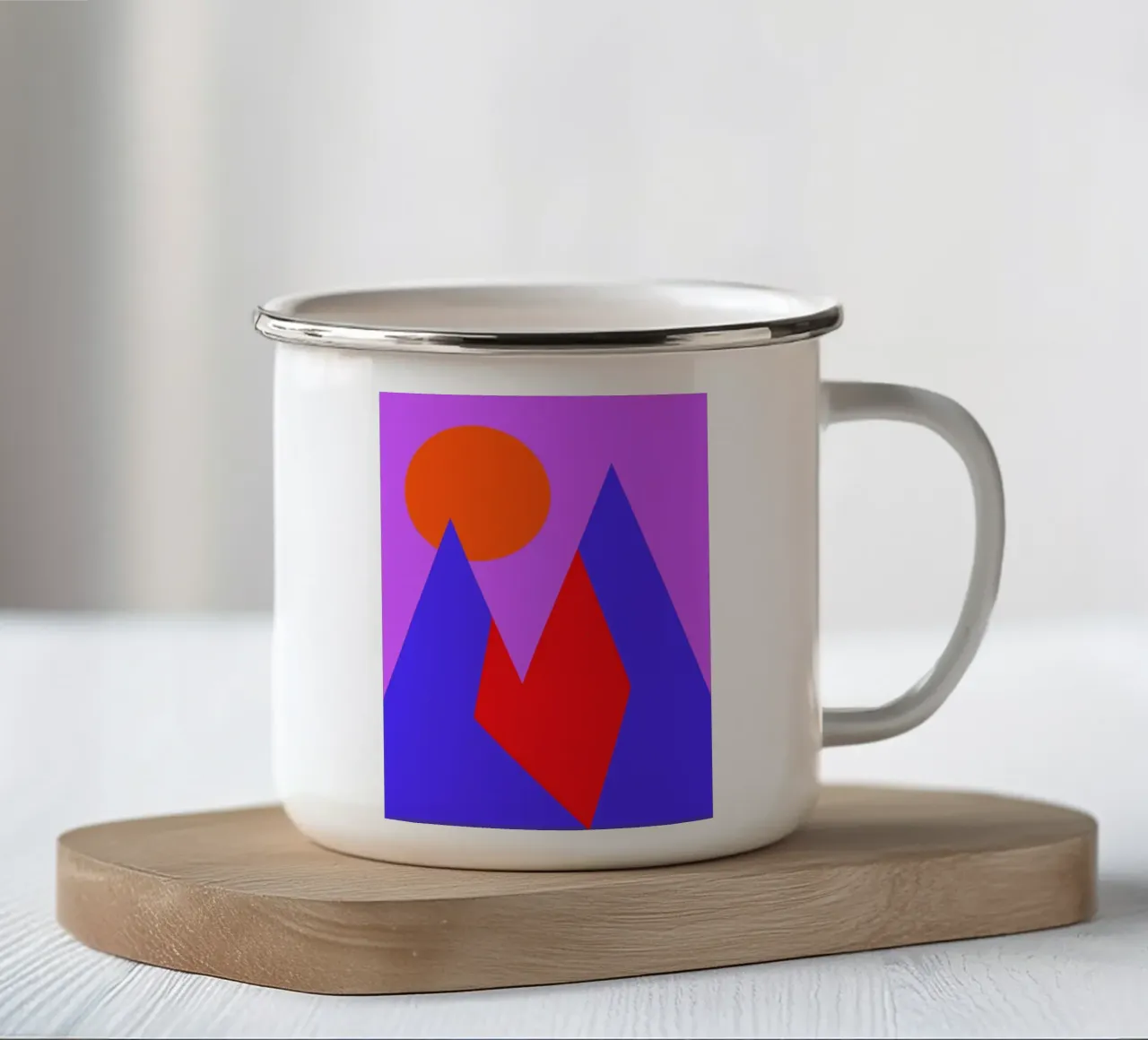 the power of the moon. tazza in smalto da FRICKE DESIGN