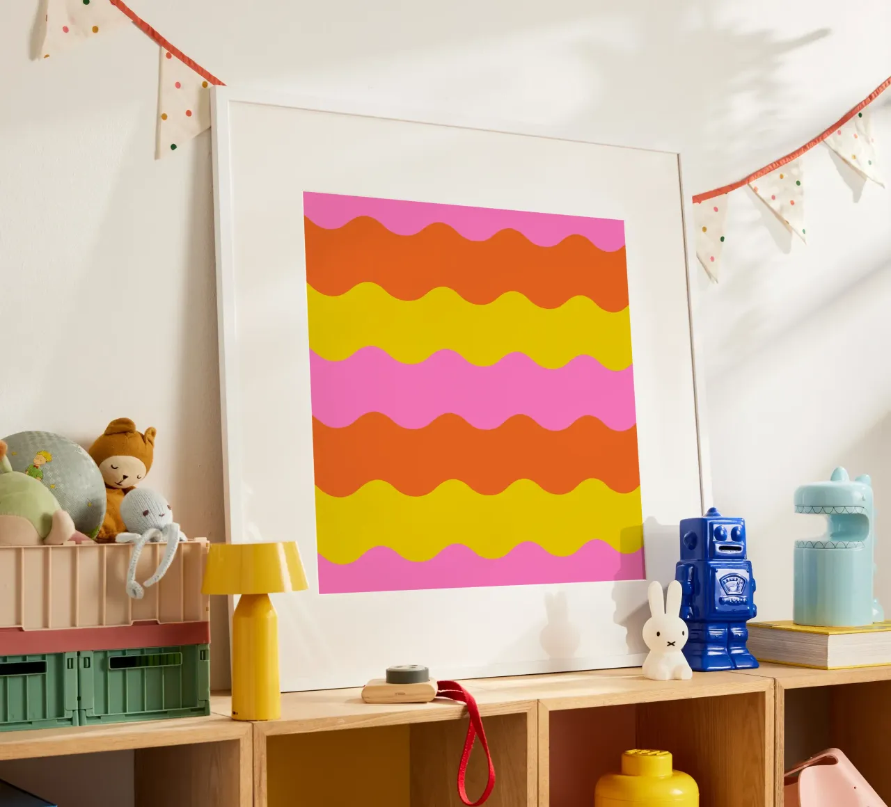 cluug poster con telaio in legno da fummelhummel