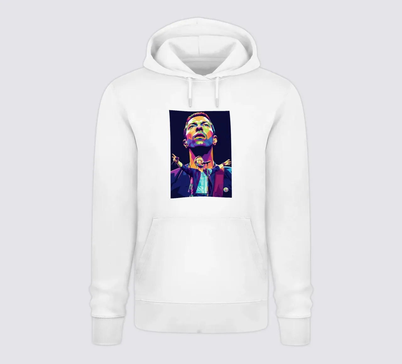 Chris Martin - Coldplay #1 felpa con cappuccio da Hantamrata