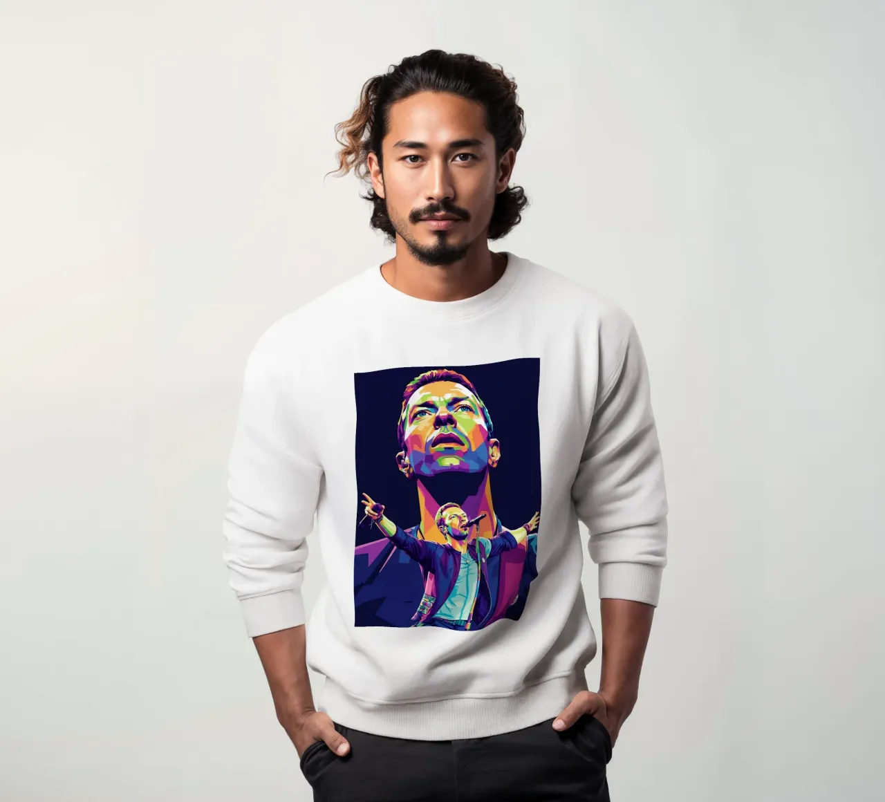 Chris Martin - Coldplay #1 felpa da Hantamrata