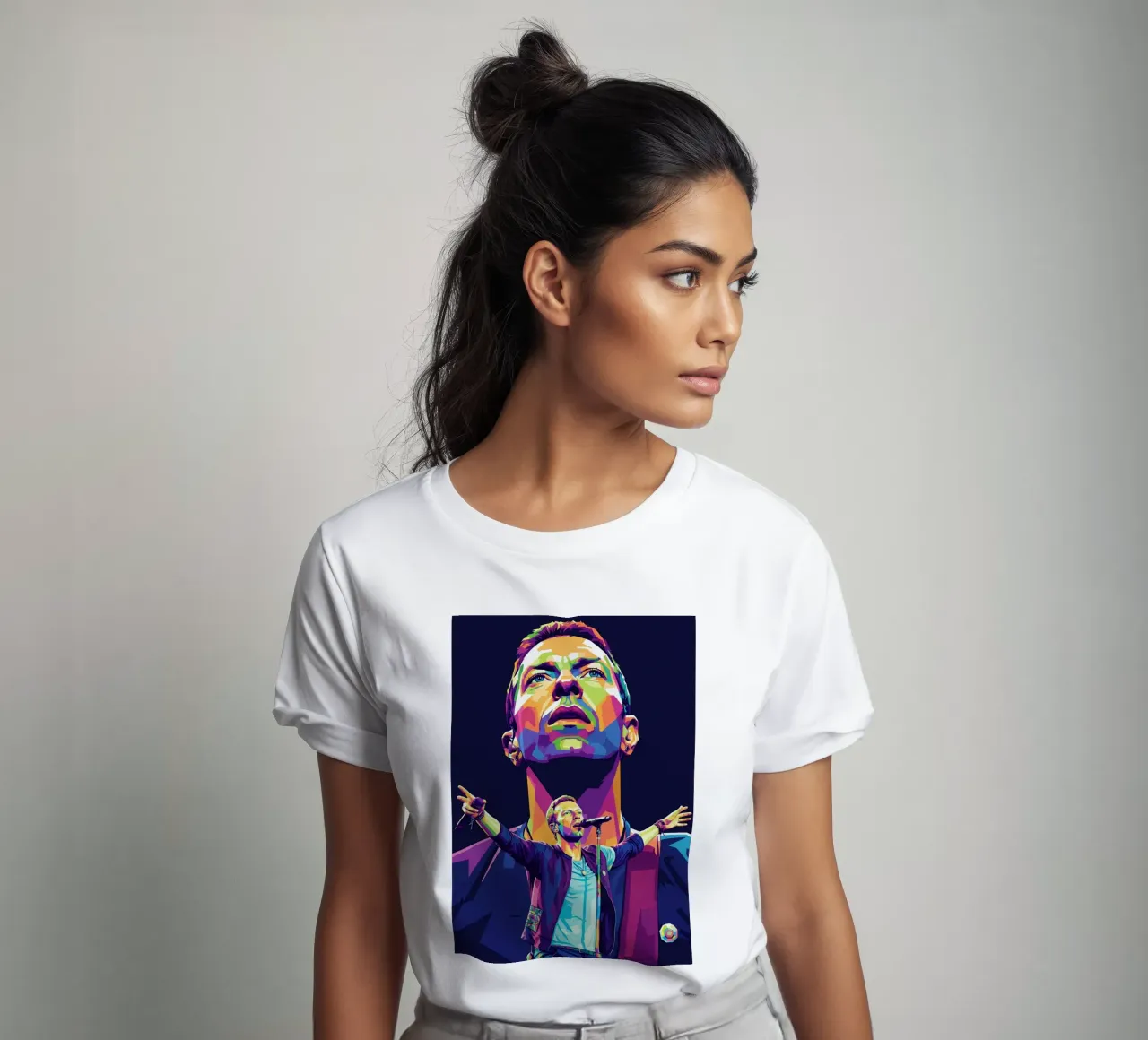 Chris Martin - Coldplay #1 t-shirt da Hantamrata