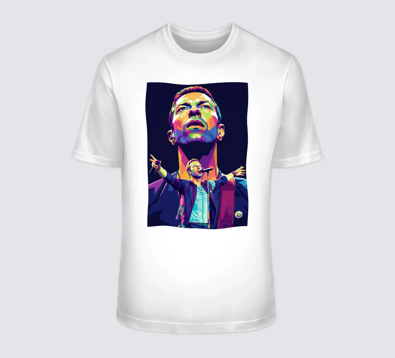 Chris Martin - Coldplay #1 t-shirt da Hantamrata