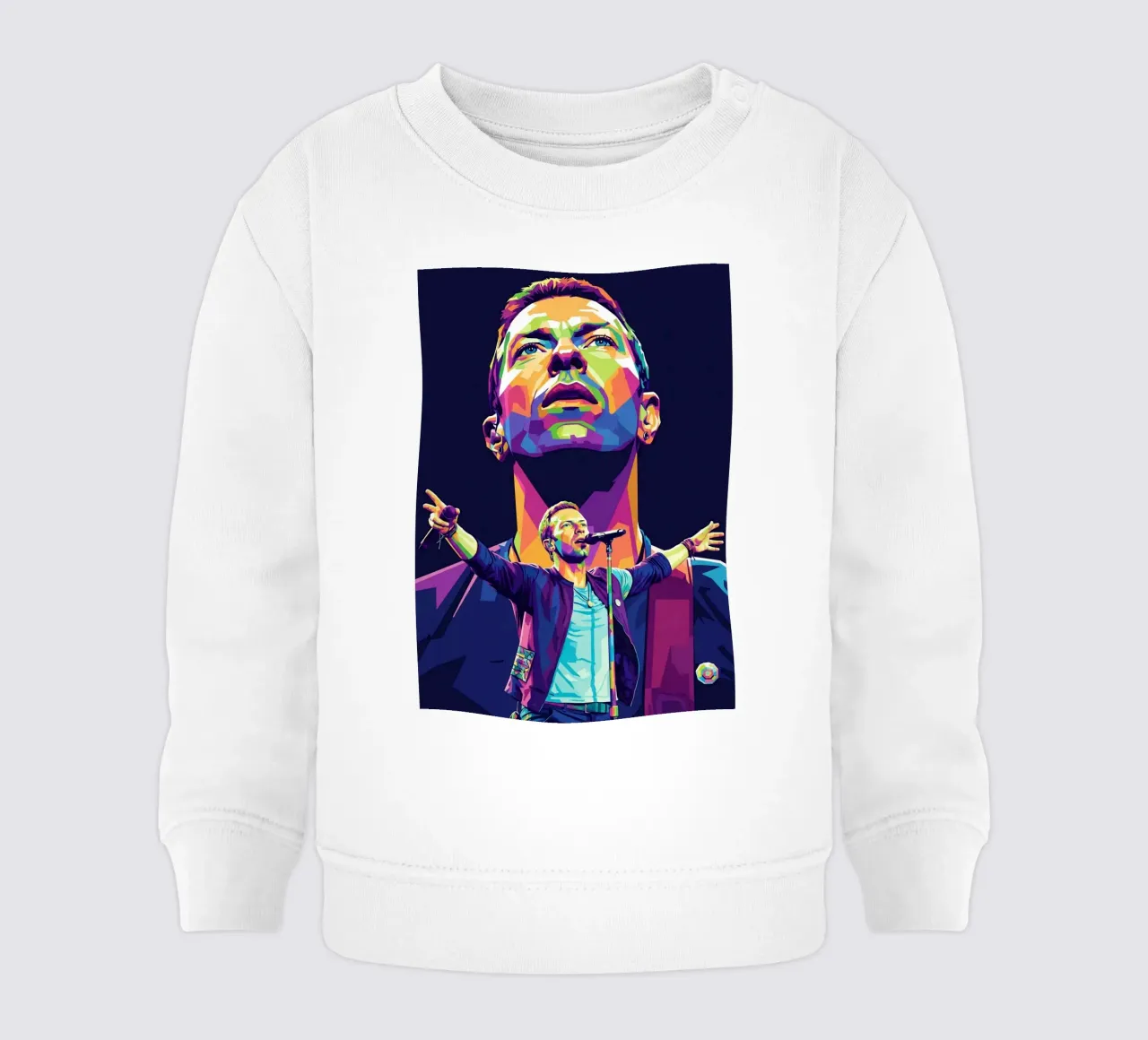 Chris Martin - Coldplay #1 felpa neonato da Hantamrata