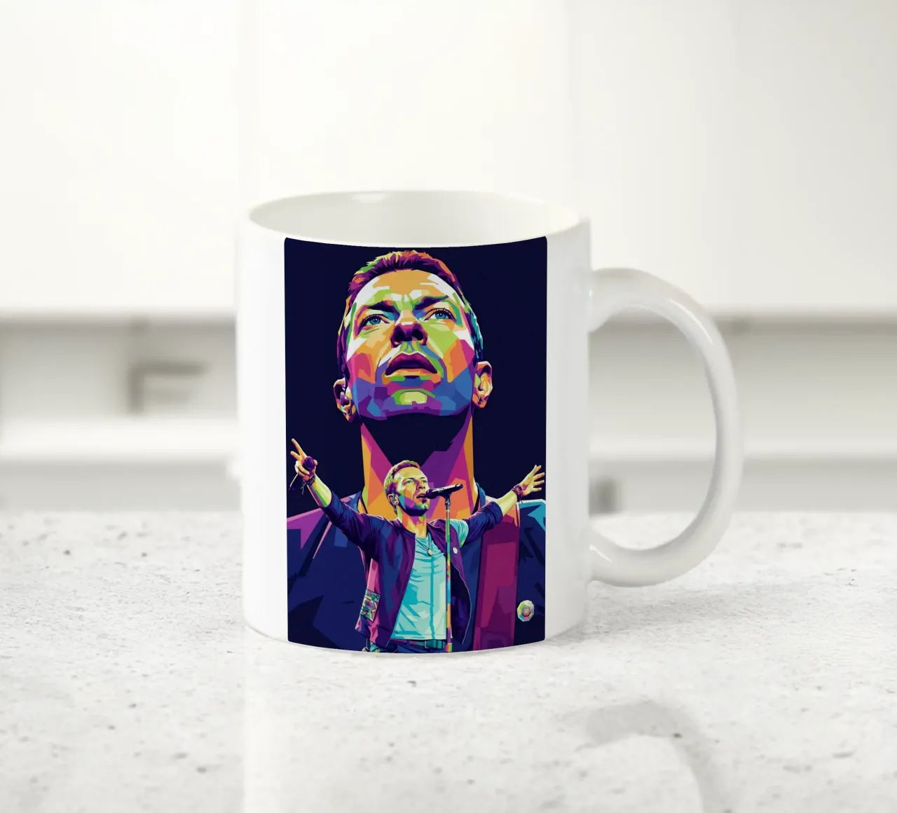 Chris Martin - Coldplay #1 tazza in ceramica da Hantamrata