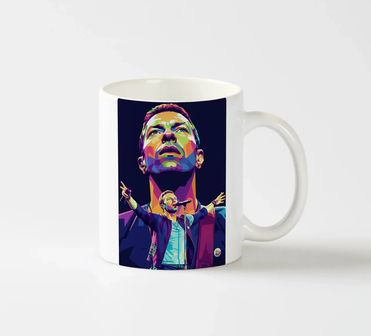 Chris Martin - Coldplay #1 tazza in ceramica da Hantamrata