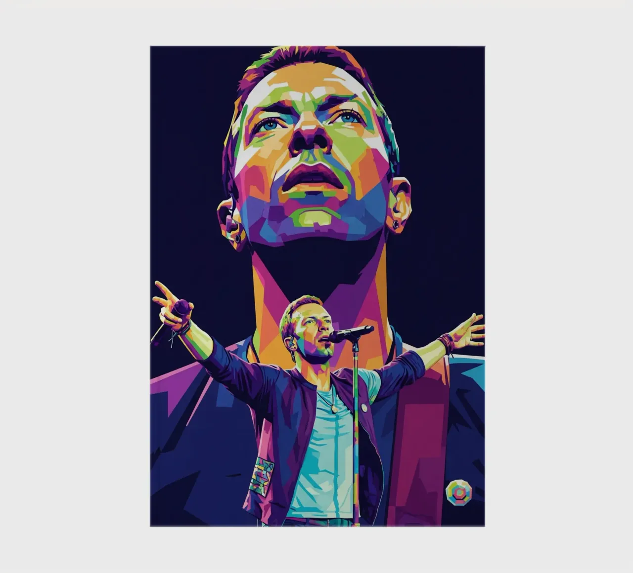 Chris Martin - Coldplay #1 notebook by Hantamrata