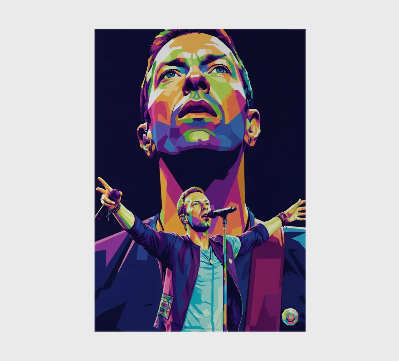Chris Martin - Coldplay #1 notebook by Hantamrata