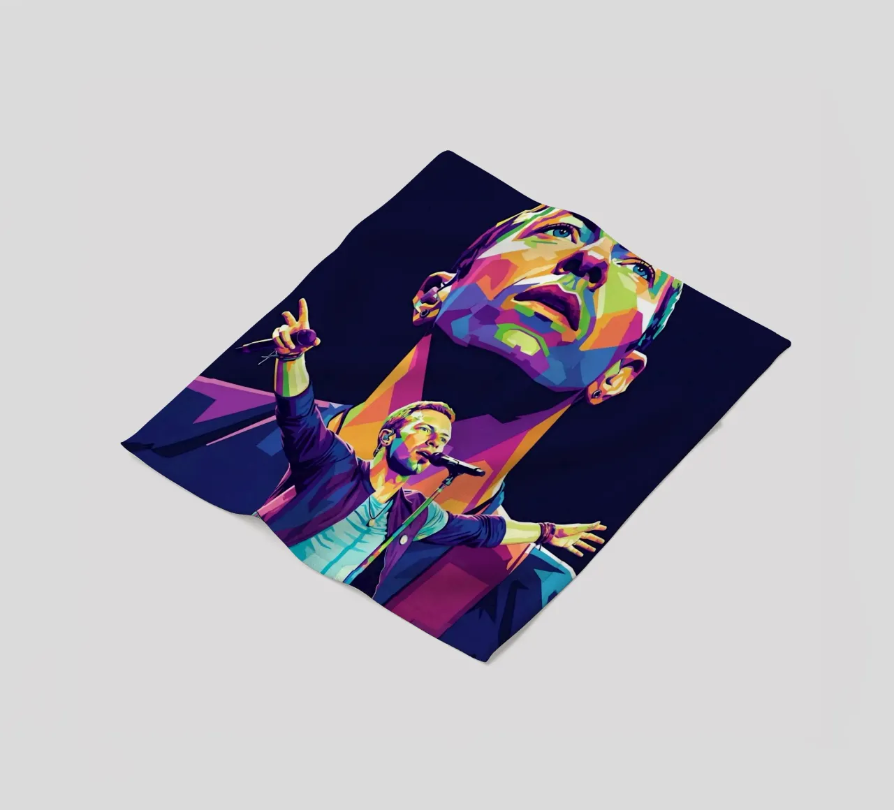 Chris Martin - Coldplay #1 coperta in pile da Hantamrata
