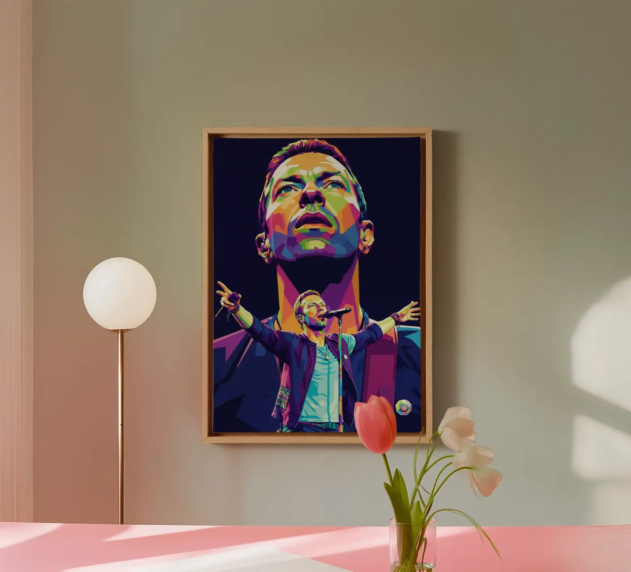 Chris Martin - Coldplay #1 canvas by Hantamrata