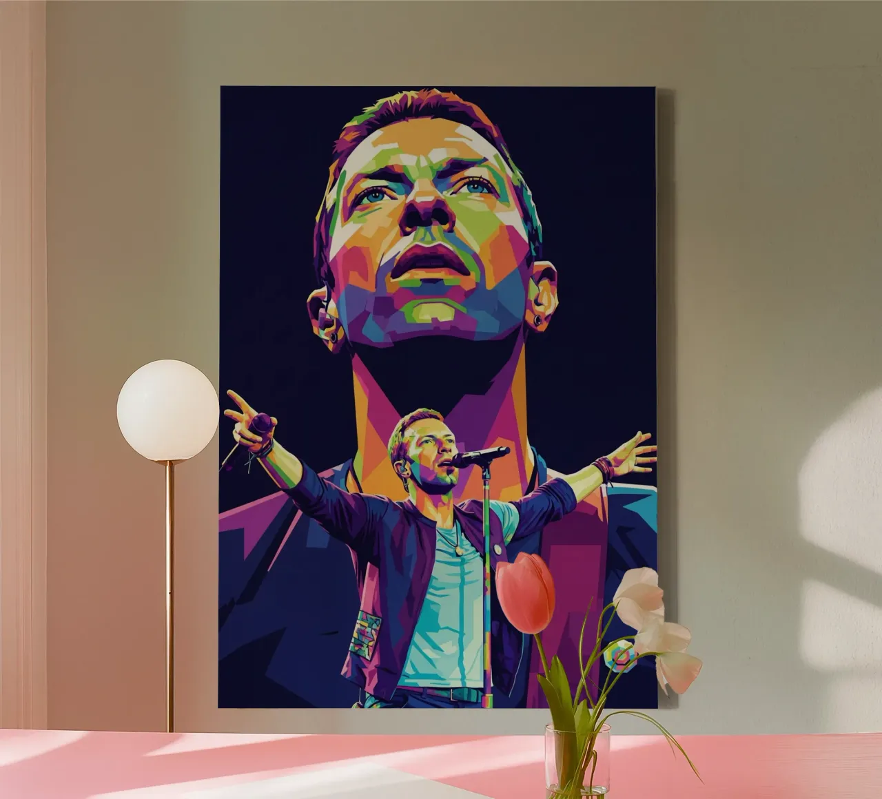 Chris Martin - Coldplay #1 canvas by Hantamrata