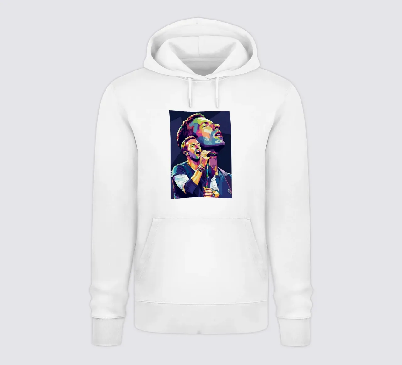 Chris Martin- Coldplay #2 felpa con cappuccio da Hantamrata