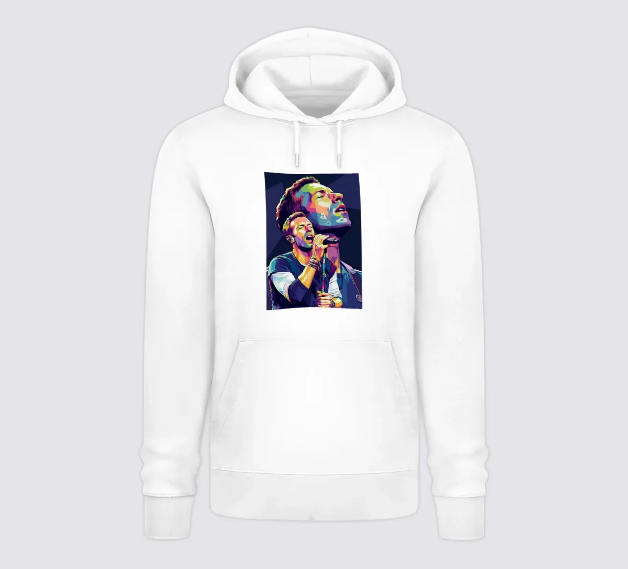 Chris Martin- Coldplay #2 felpa con cappuccio da Hantamrata