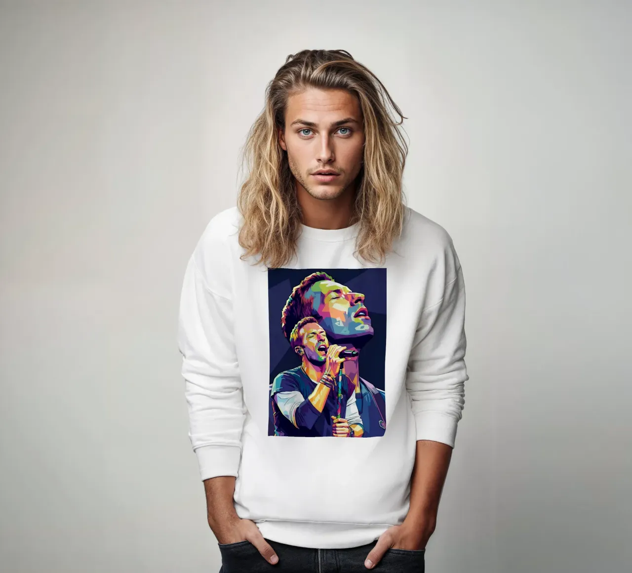 Chris Martin- Coldplay #2 Sweatshirt von Hantamrata
