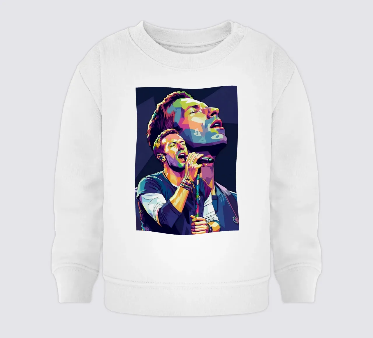 Chris Martin- Coldplay #2 felpa neonato da Hantamrata