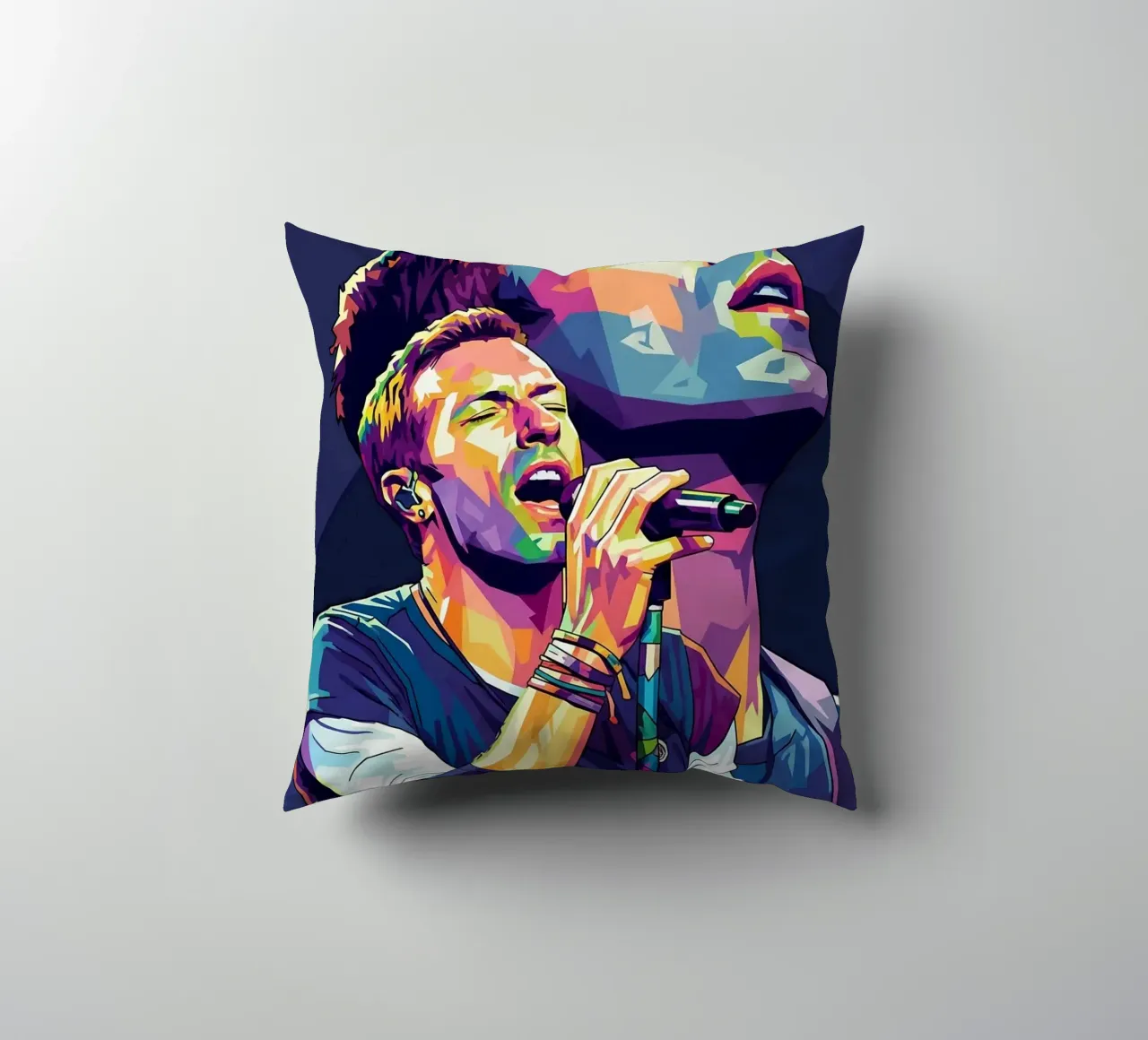 Chris Martin- Coldplay #2 cuscino da Hantamrata