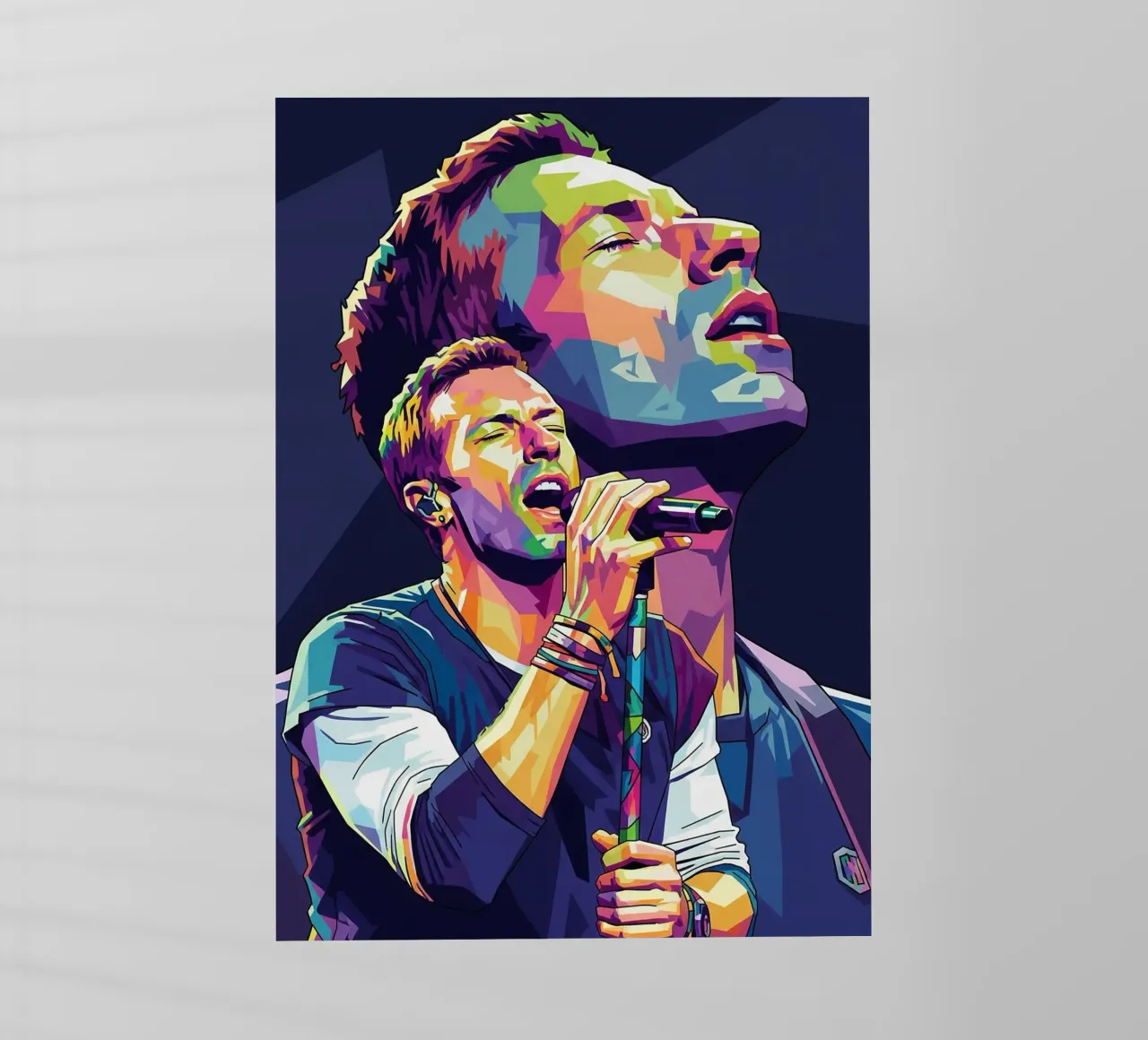 Chris Martin- Coldplay #2 pellicola backlit da Hantamrata